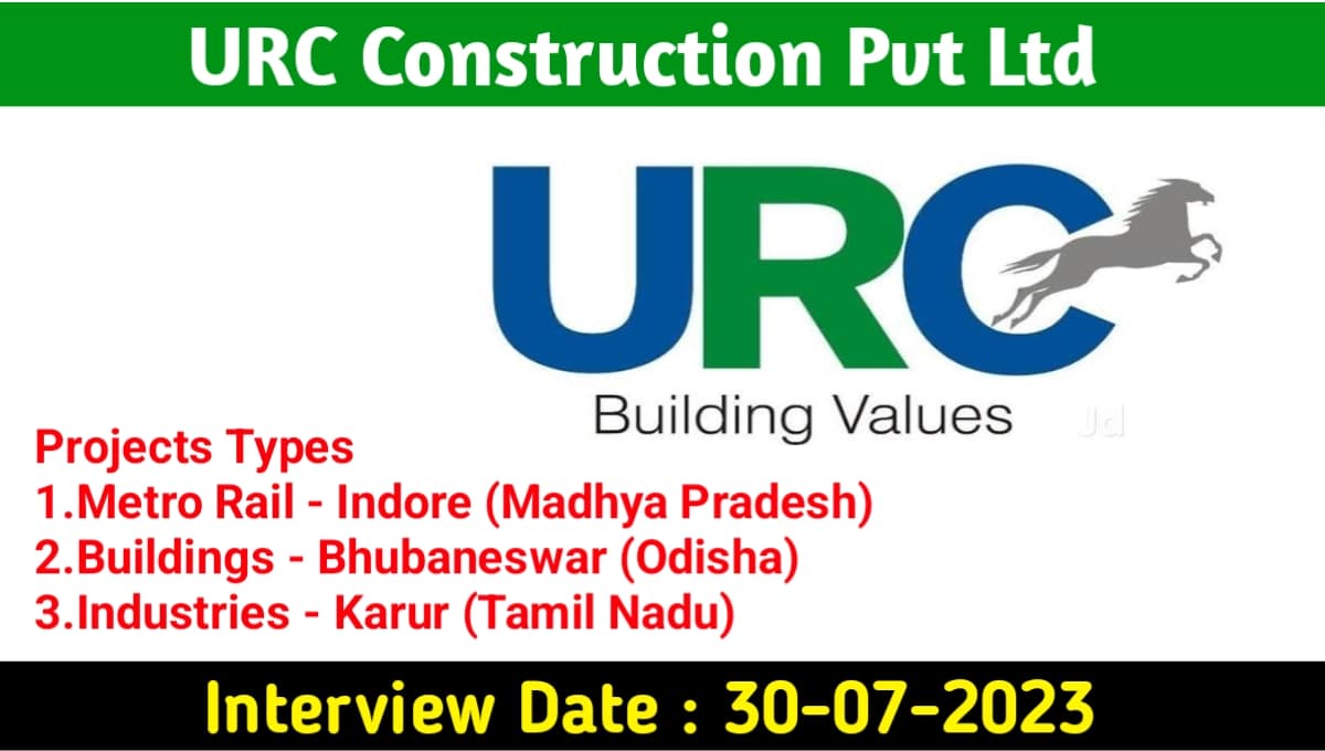 URC Construction Pvt Ltd Recruitment 2023