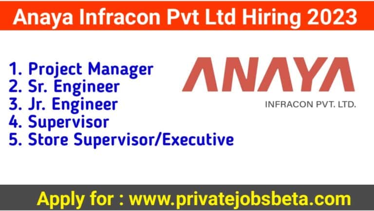 Anaya Infracon Pvt Ltd