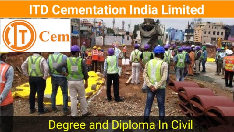 ITD Cementation India Limited Hiring 2023
