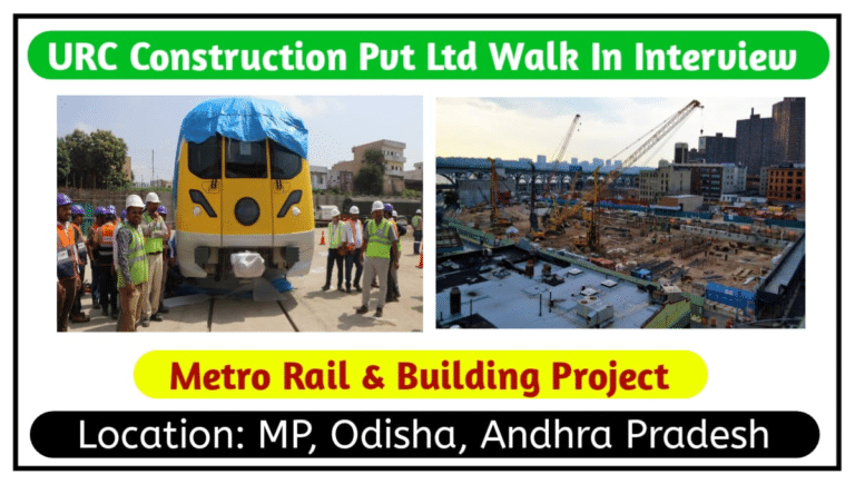 URC Construction Pvt Ltd Walk In Interview 2023
