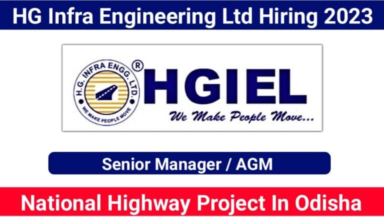 HG Infra Engineering Ltd New Job Vacancy 2023