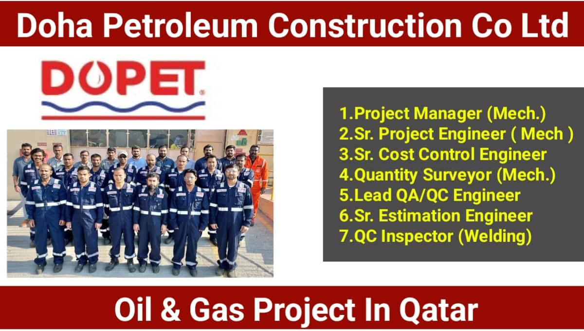 Doha Petroleum Construction Co Ltd Hiring for Bachelor's degree