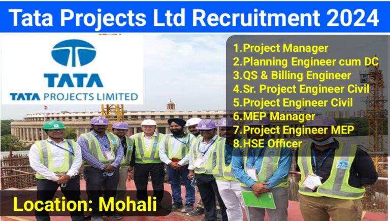 Tata Projects Limited Recruitment 2024