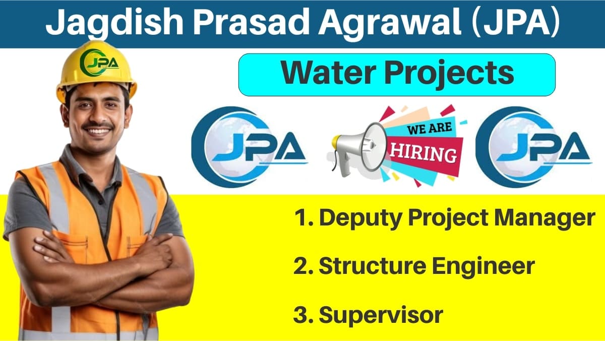 Jagdish Prasad Agrawal (JPA) Recruitment 2024