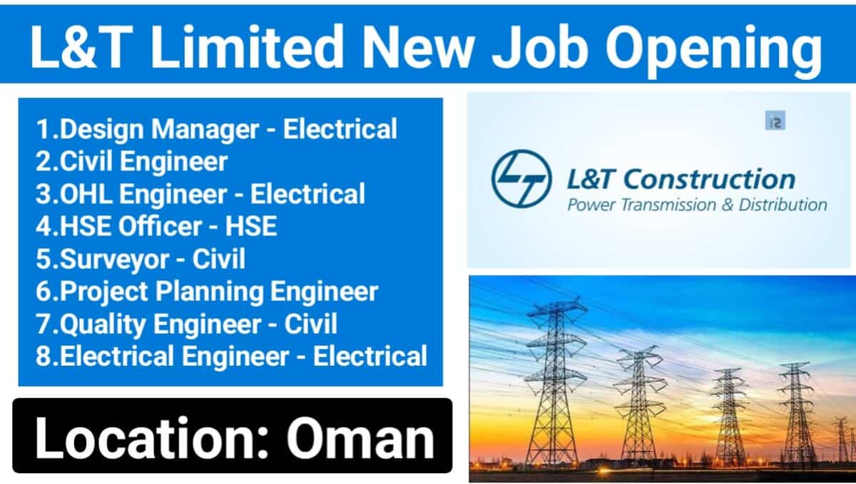 L&T Limited Vacancy 2024