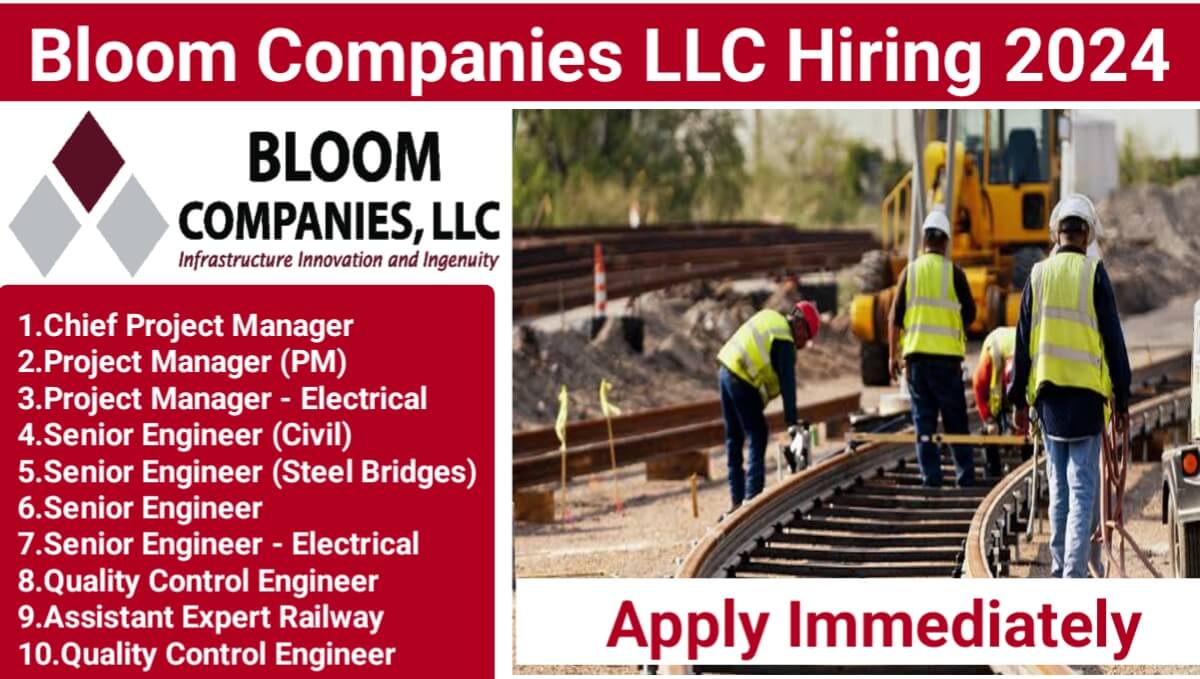 Bloom Companies LLC Vacancy 2024