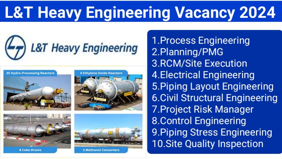 L&T Heavy Engineering Hiring 2024