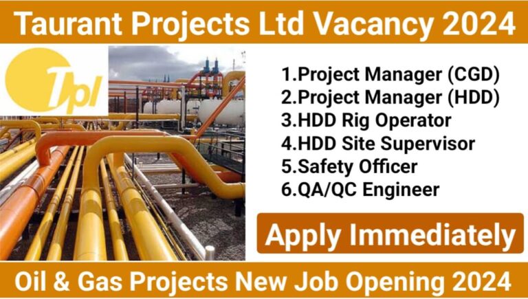 Taurant Projects Ltd New Job Vacancy