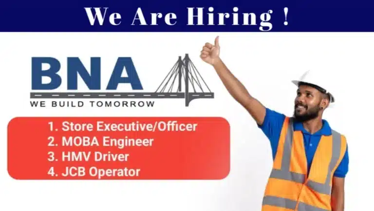 BNA Infrastructure Pvt Ltd Recruitment 2024