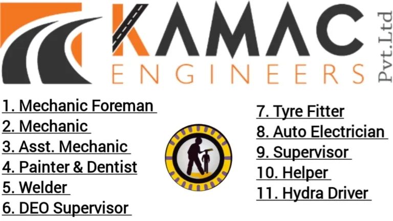 KAMAC Engineers Pvt Ltd Hiring 2024