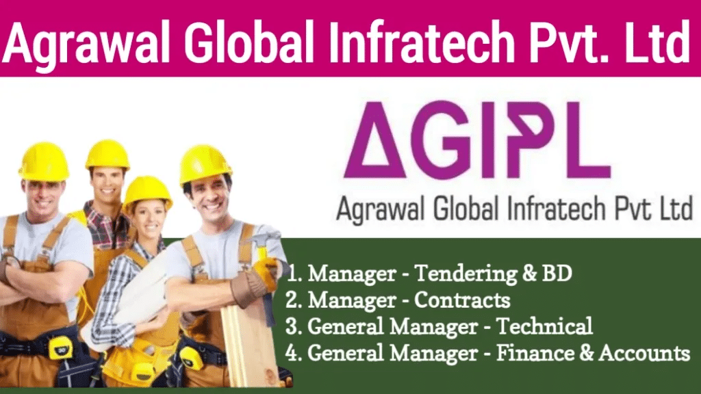 Agarwal Global Infratech Pvt Ltd Hiring 2024