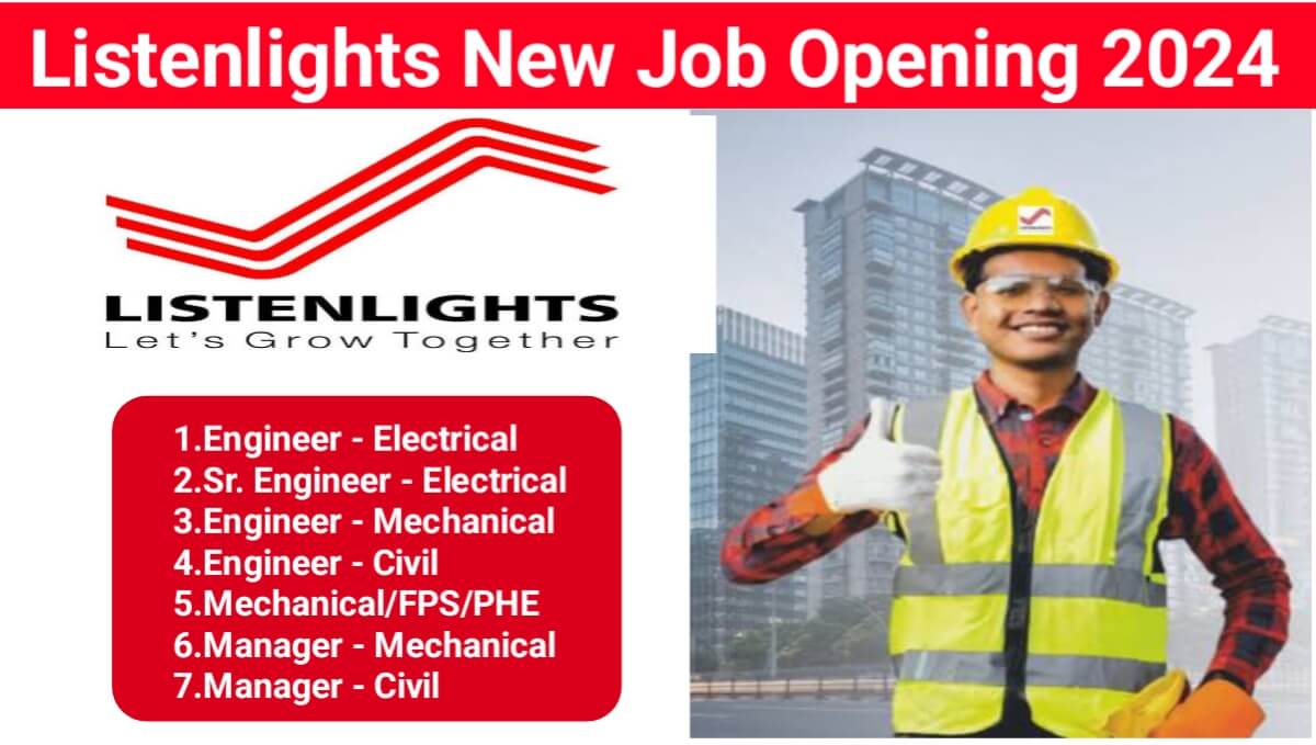 Listenlights New Job Opening 2024