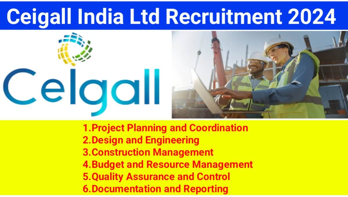 Ceigall India Ltd Recruitment 2024