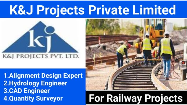 K&J Projects Private Limited Vacancy 2024
