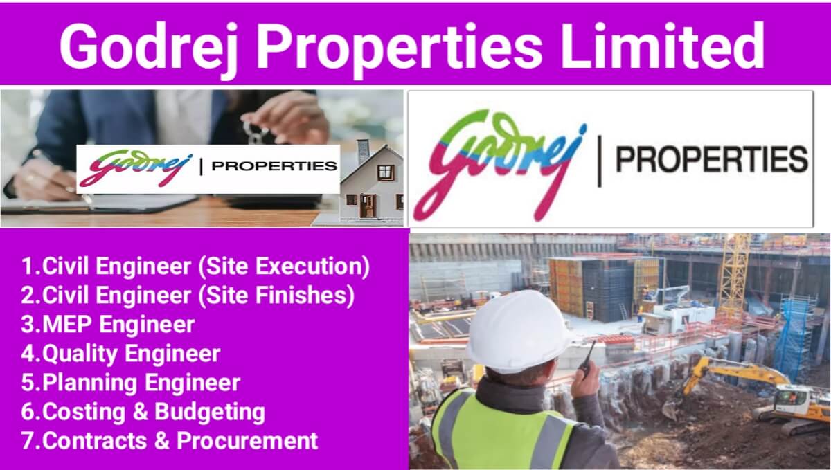Godrej Properties Limited Hiring 2024