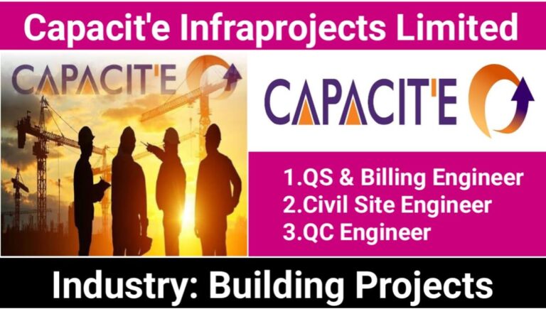 Capacit'e Infraprojects Ltd Hiring 2024