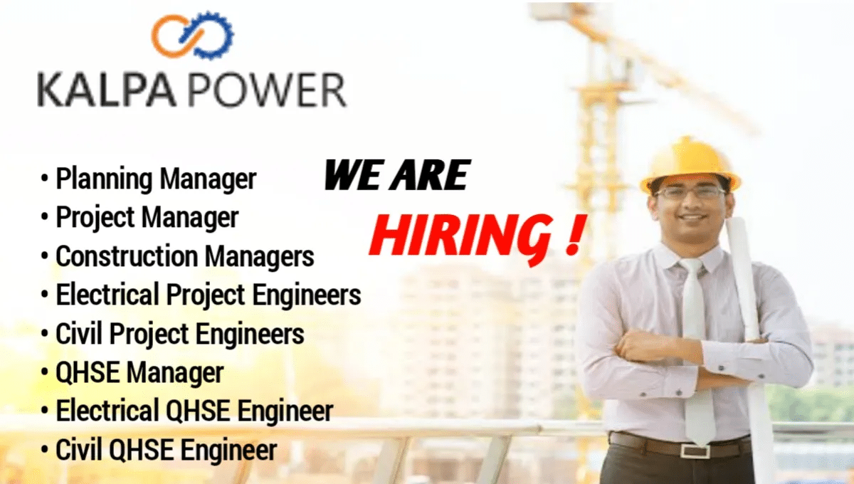 Kalpa Power Pvt Ltd Recruitment for Multiple Positions