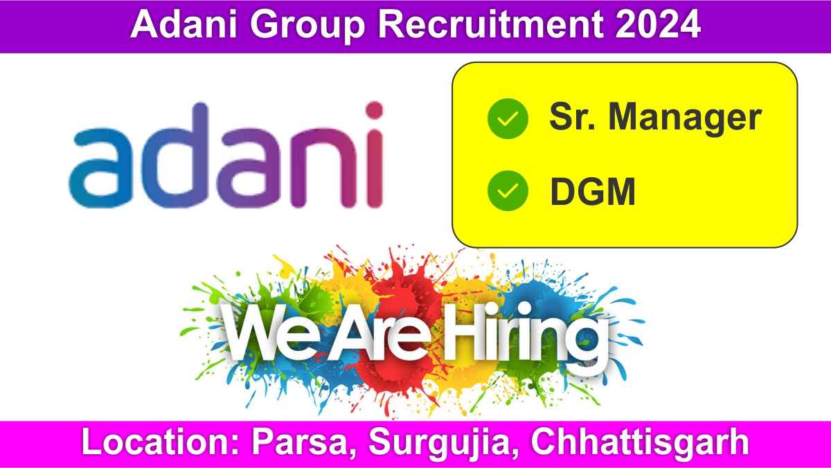 Adani Group Recruitment 2024