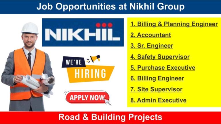 Job Opportunities at Nikhil Group