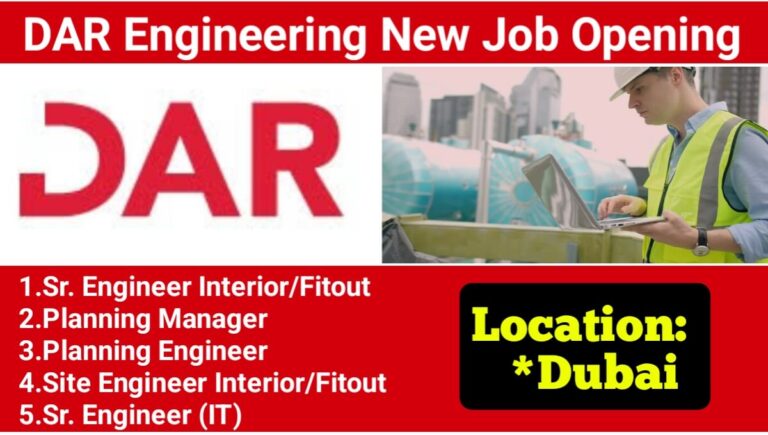 DAR Engineering New Job Opening 2024