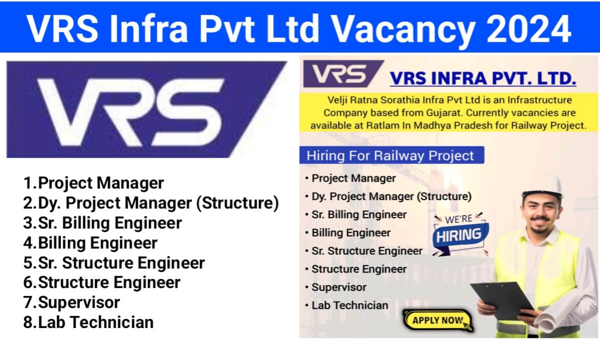 VRS Infra Pvt Ltd Vacancy 2024