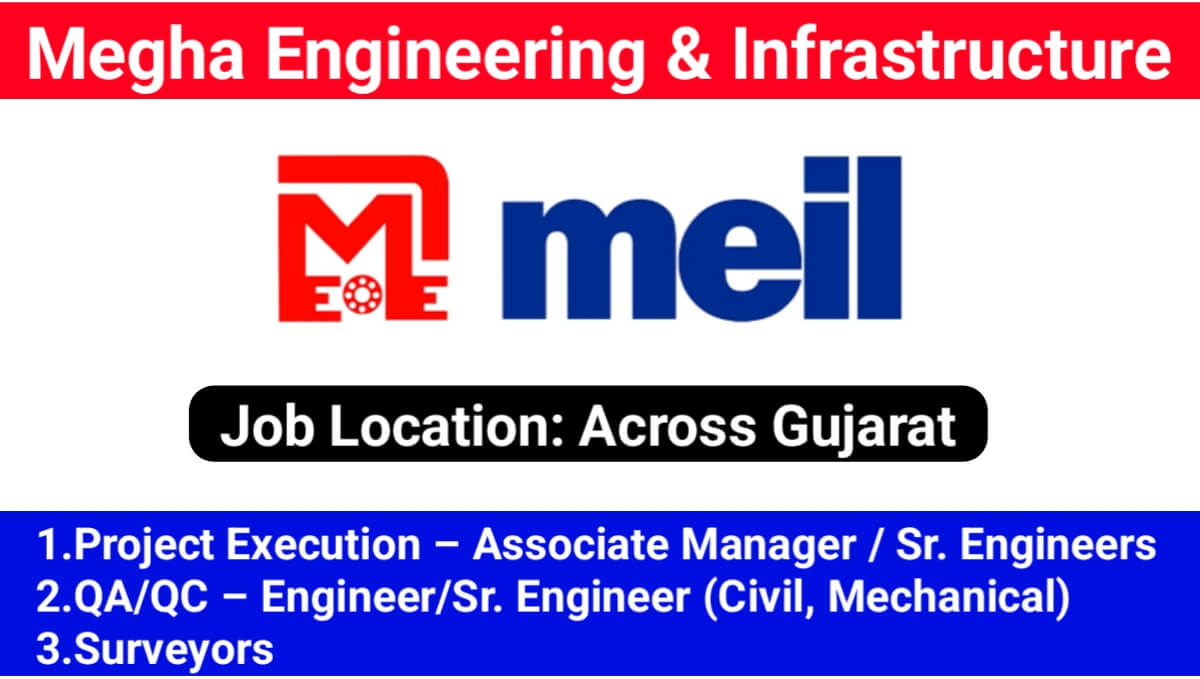 Megha Engineering & Infrastructure Ltd Urgent Hiring