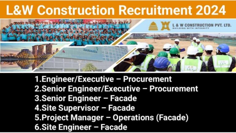 L&W Construction Recruitment 2024