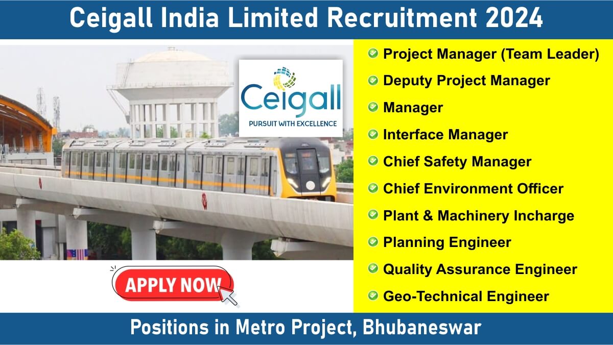 Ceigall India Limited Recruitment 2024