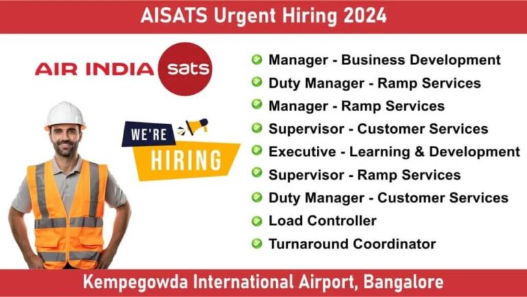 Air India Sats Career