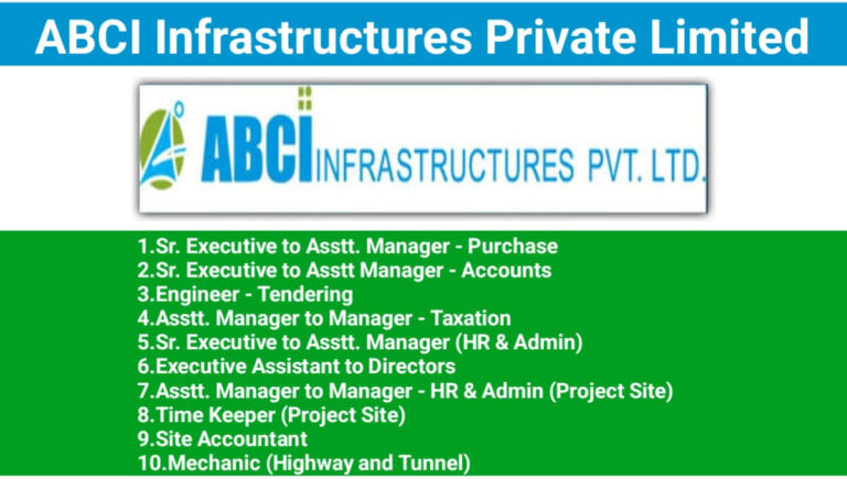 ABCI Infrastructures Private Limited Vacancy