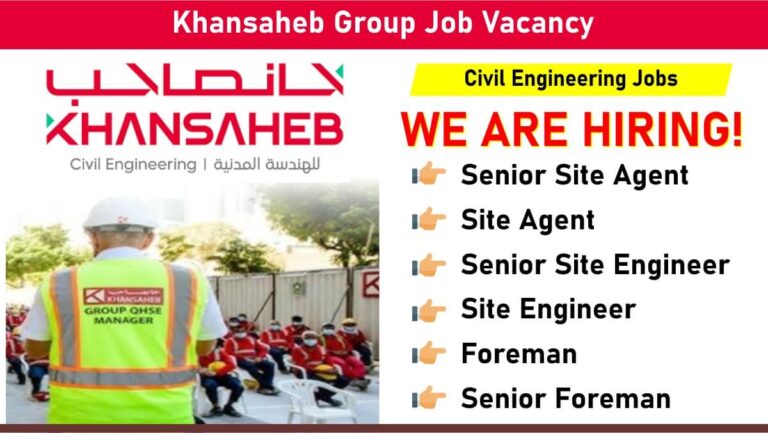 Khansaheb Group Job Vacancy