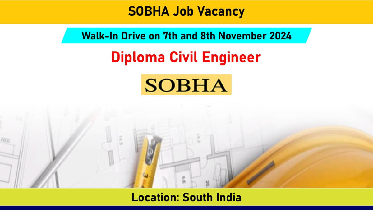 SOBHA Job Vacancy