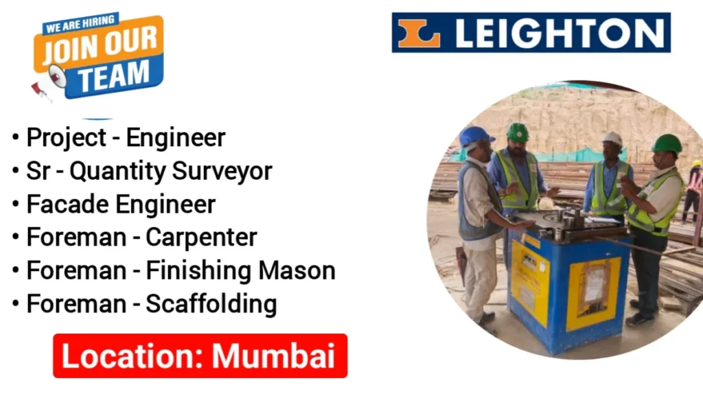 Leighton India Vacancy