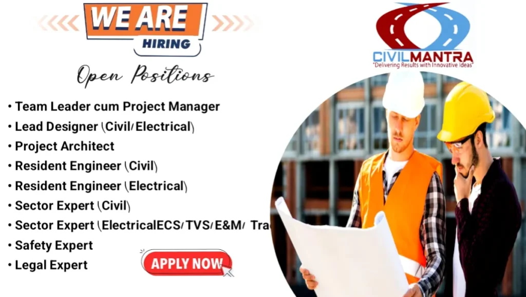 Civil Mantra Infracon Pvt Ltd Team Vacancy