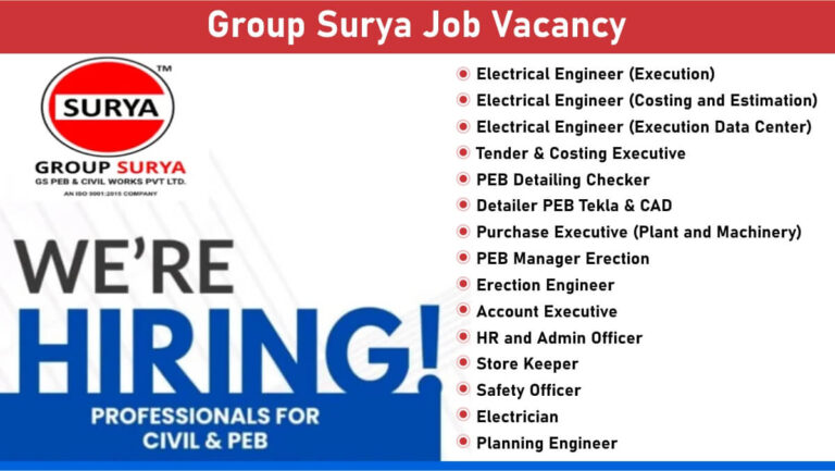 Group Surya Job Vacancy