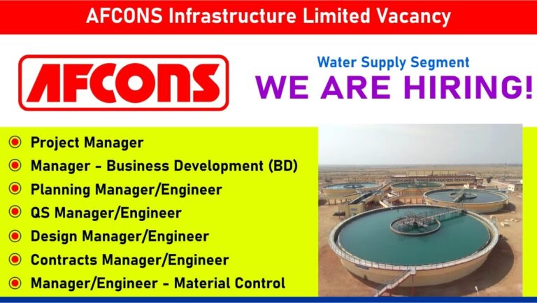 Ashoka Buildcon Limited Vacancy