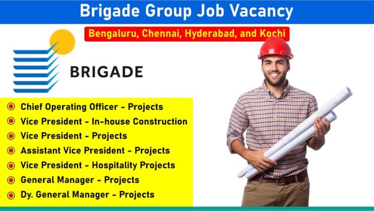 MBL Infrastructure Limited Vacancy