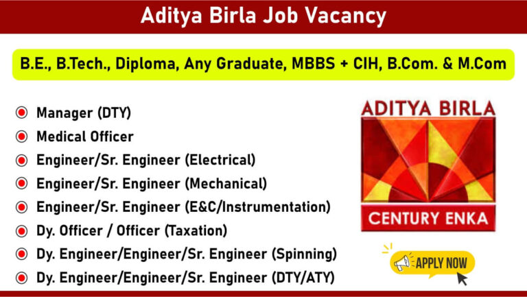 Aditya Birla Century Enka Ltd Careers