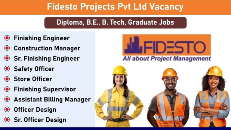 Fidesto Projects Pvt Ltd Vacancy