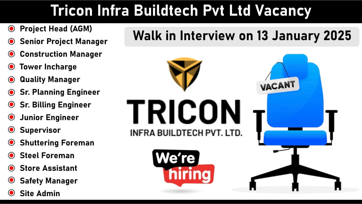 Tricon Infra Buildtech Pvt Ltd Careers