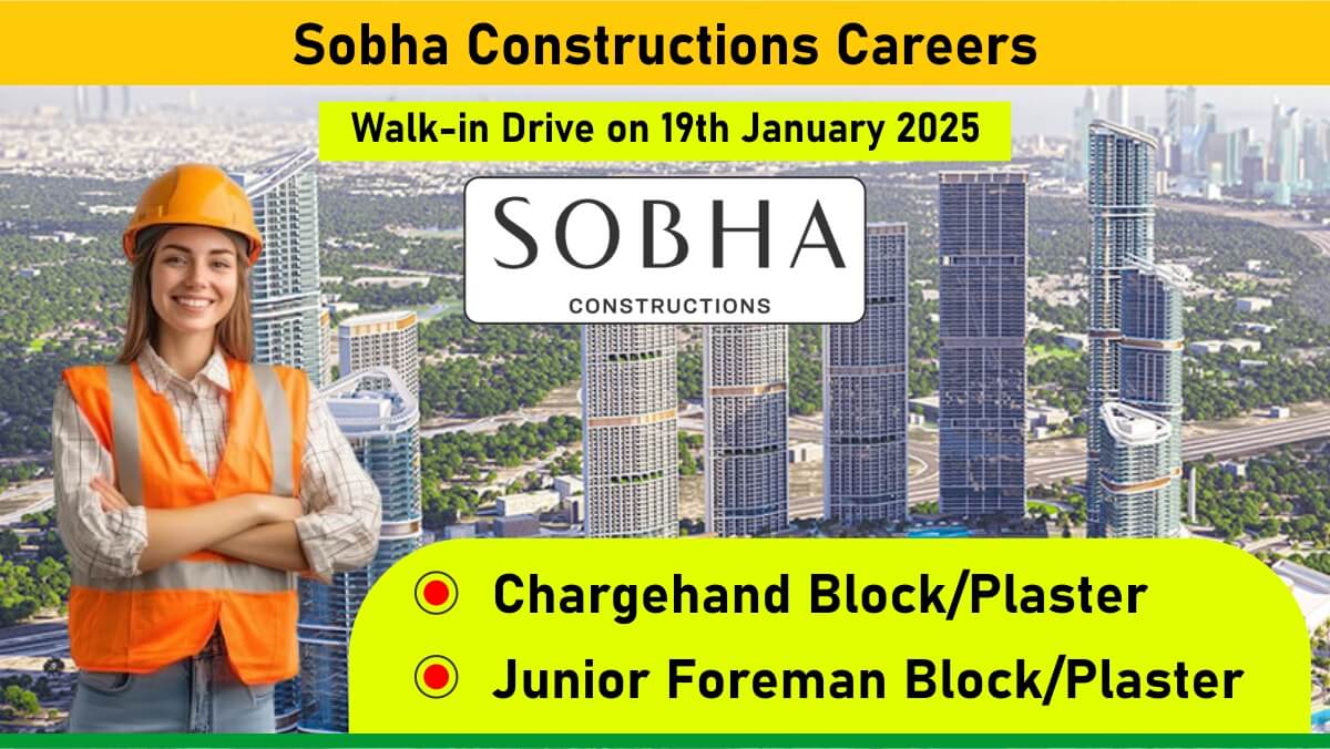 Sobha Constructions Careers