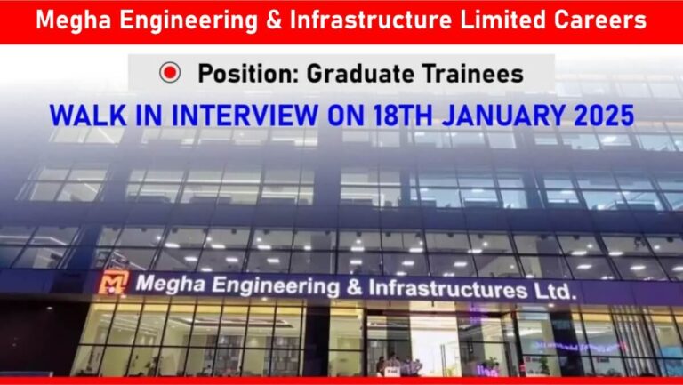 Megha Engineering & Infrastructure Limited Careers