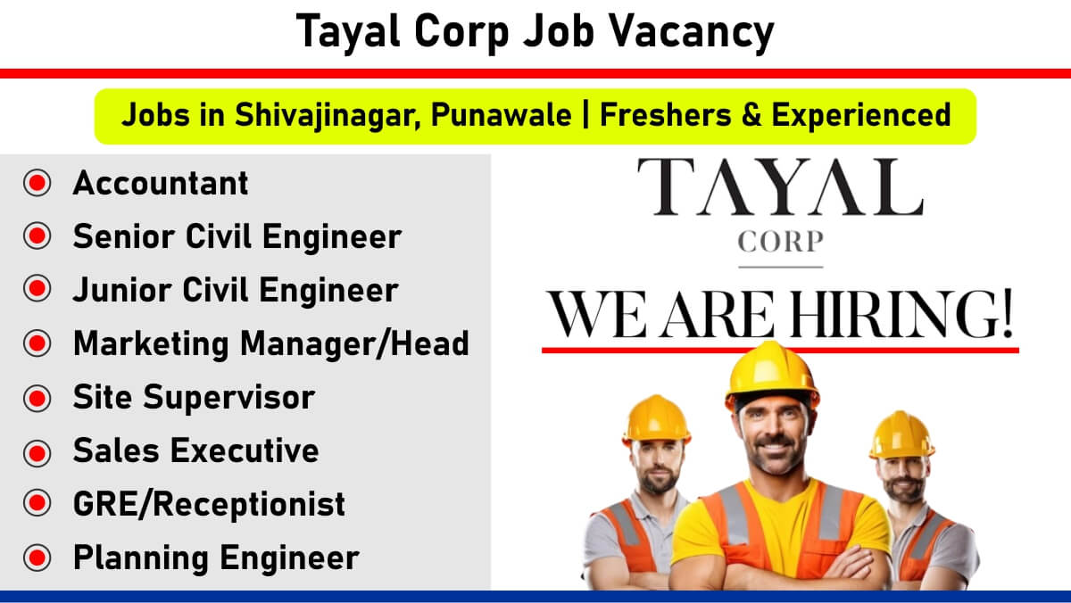 Tayal Corp Job Vacancy