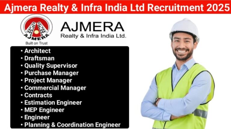 Ajmera Realty & Infra India Ltd Vacancy