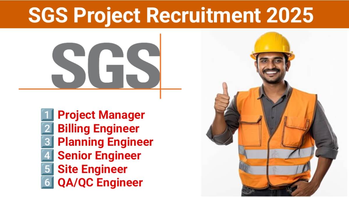 SGS Project Vacancy