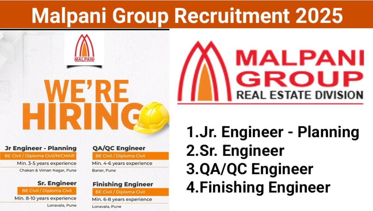 Malpani Group Recruitment 2025