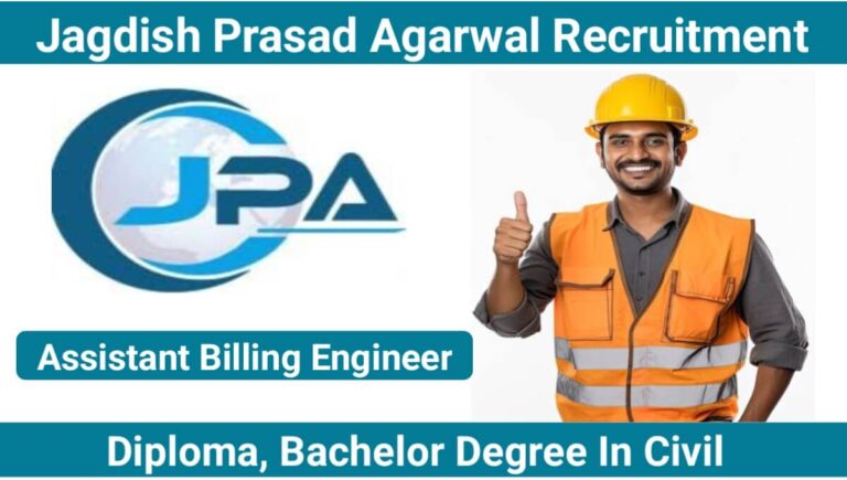 Jagdish Prasad Agarwal Recruitment