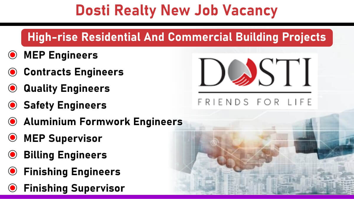Dosti Realty New Job Vacancy