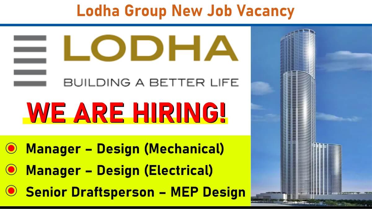 Lodha Group New Job Vacancy