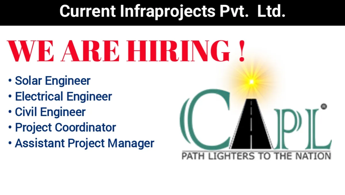 Current Infraprojects Pvt Ltd Vacancy